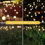 Waterproof Solar Powered Firefly Light 💡