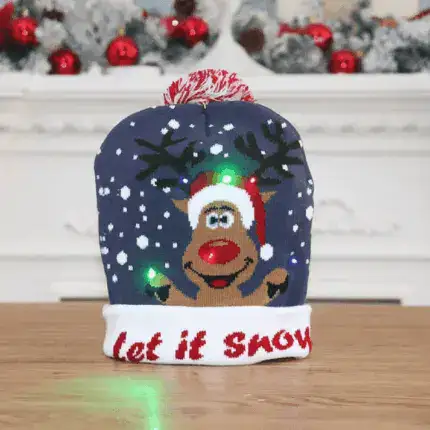 🎁2025 Christmas LED Light Knitted Beanies