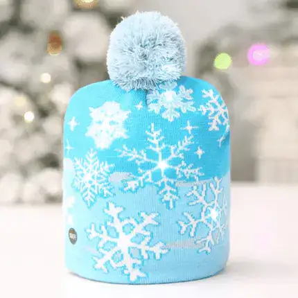 🎁2025 Christmas LED Light Knitted Beanies