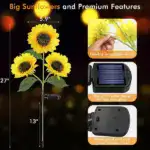 Sunflower Solar Lights 🌻