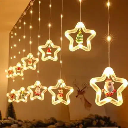 Christmas Decor Ring Lights (Set 10 Ring Lights)