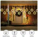 Christmas Decor Ring Lights (Set 10 Ring Lights)