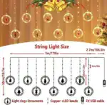 Christmas Decor Ring Lights (Set 10 Ring Lights)