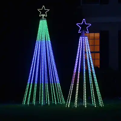 Christmas lights animation