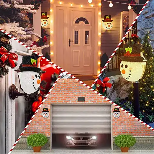 Durable snowman light cover
